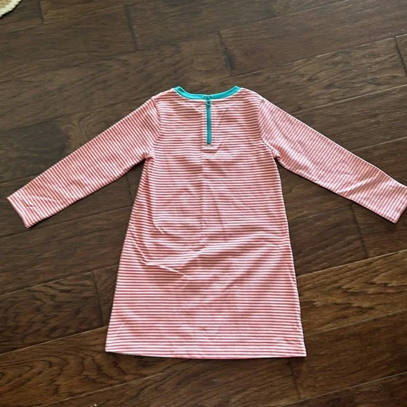 Joules Pink Striped Horse Dress 6 - Picture 7 of 7